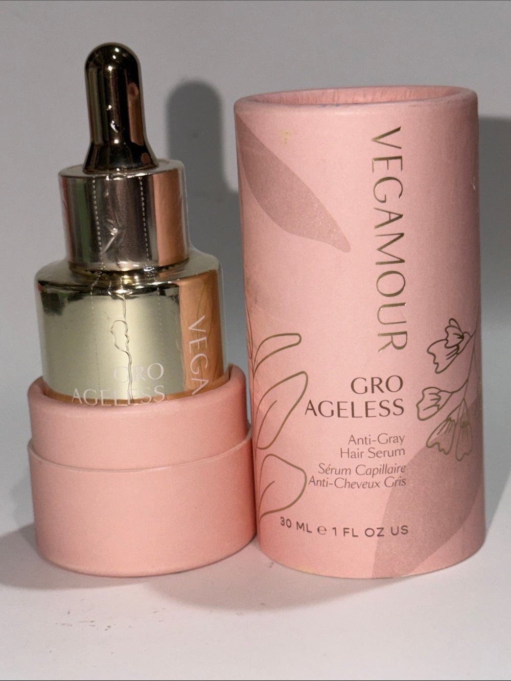 VEGEMOUR GRO AGELESS Anti-Gray Hair Serum • FULL SIZE SEALED 1 Oz. Bottle NEW!